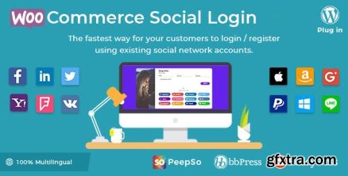 CodeCanyon - Social Login v2.3.8 - WordPress / WooCommerce Plugin - 8495883