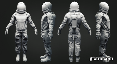 Astronaut #4 3D Model