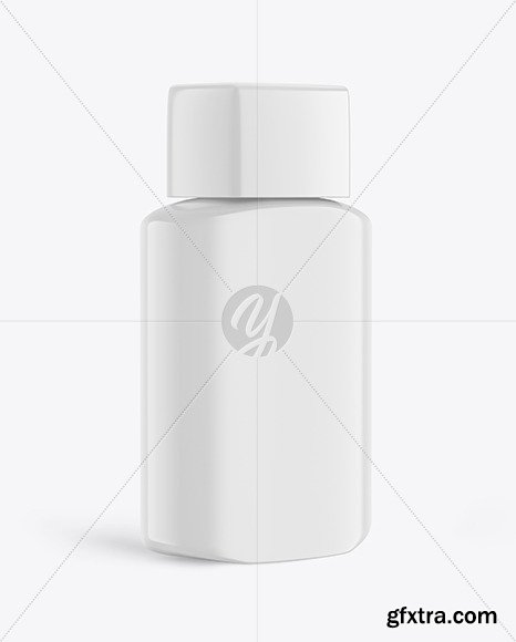 Glossy Cosmetic Bottle Mockup 84878