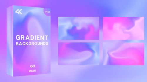 Videohive - Twirly Flowing Liquid Colorful Gradients - 32385397 - 32385397