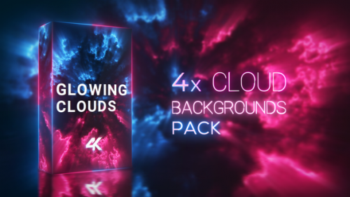 Videohive - Glowing Magic Clouds Backgrounds Pack - 32390691 - 32390691