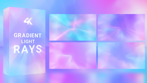 Videohive - Curved Colorful Light Rays Backgrounds - 32511524 - 32511524