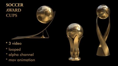 Videohive - Soccer Award Cups - 32603255 - 32603255