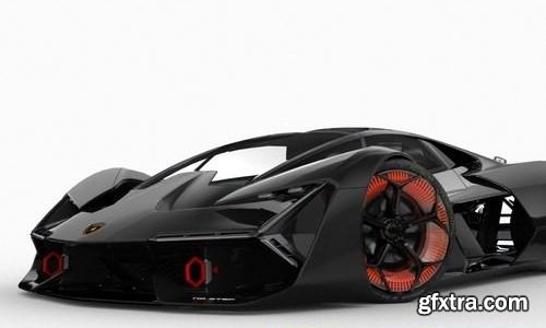 Lamborghini Terzo Millenio 3D Model