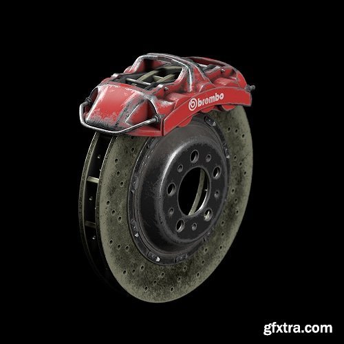 HQ Alloy Wheel 3D Model