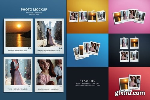 Photo Mockups / Polaroid Photo