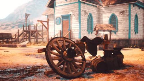 Videohive - Old American Wild Western Style Town - 32700060 - 32700060