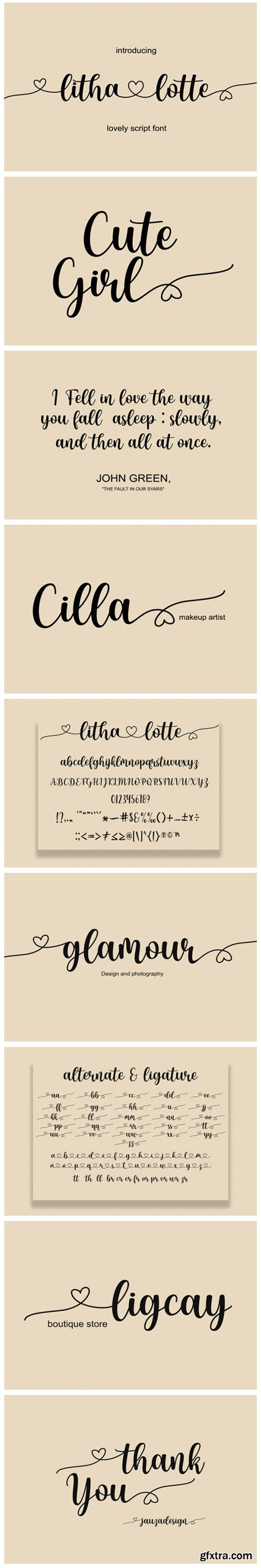 Litha Lotte Font