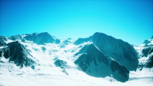 Videohive - Big Mountain Peaks at Sunny Day - 32700762 - 32700762