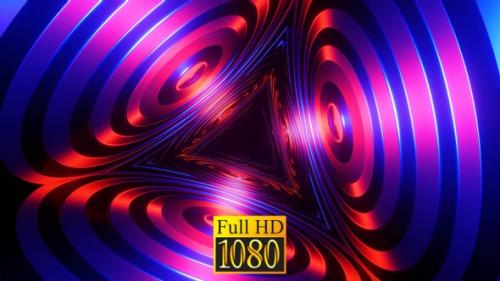 Videohive - Tunnel Disco Triangle Vj Loop HD - 32706981 - 32706981