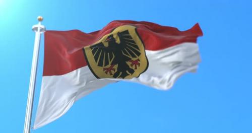 Videohive - Dortmund Flag, Germany - 32707574 - 32707574