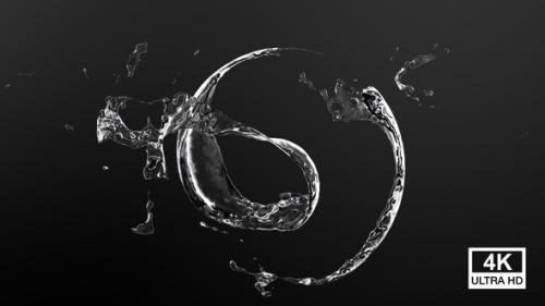 Videohive - Twisted Pure Water Splash V7 4K - 32713353 - 32713353