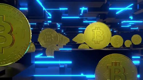 Videohive - Bitcoin Neon 01 Hd - 32713624 - 32713624