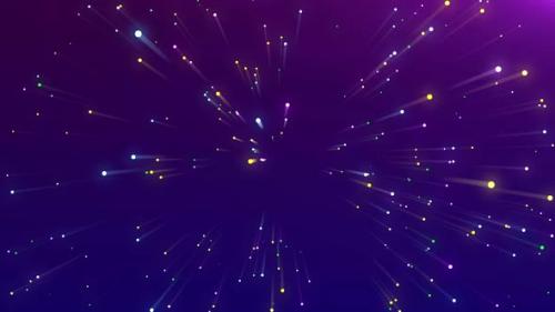 Videohive - 4K Abstract dots moving - 32714576 - 32714576