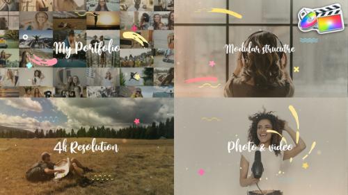 Videohive - Portfolio Slideshow | FCPX - 32691474 - 32691474