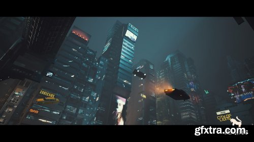 Cyberpunk Environment Megapack (Modular / with Interiors )