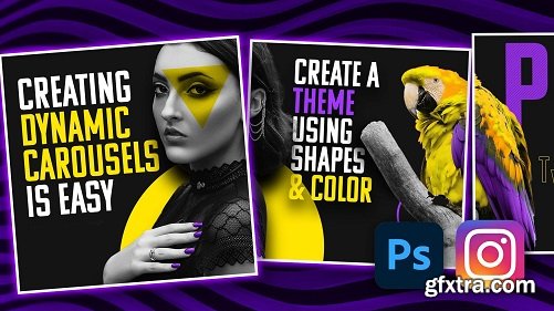 Create A Seamless Instagram Carousel Post in Adobe Photoshop Full Process