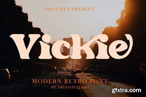 Vickie - Modern Retro Font