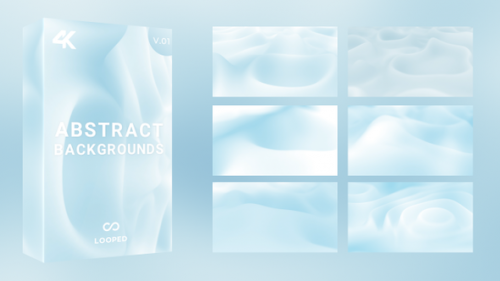 Videohive - Clean And Smooth Animated Shapes Loops - 30403223 - 30403223