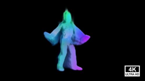 Videohive - Hip Hop Dancing Festival Colored Smoke Man 4 K - 32690911 - 32690911