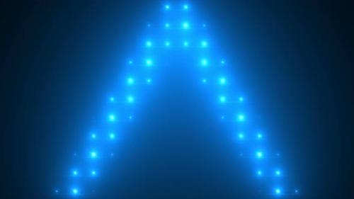 Videohive - 4K blue lights from above soft optical lens flares shiny animation art background animation - 32693264 - 32693264