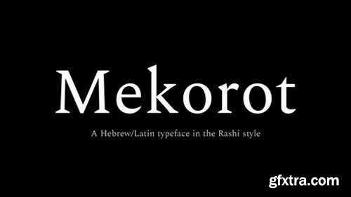 Mekorot Serif Font