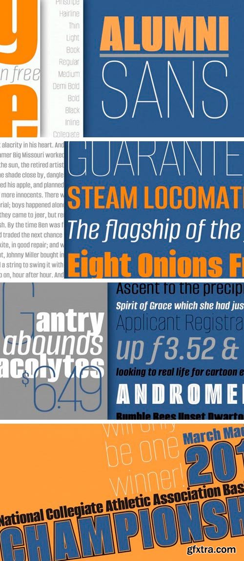 Alumni Sans Serif Font