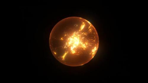 Videohive - Magic Fire Particles Sphere - 32693538 - 32693538