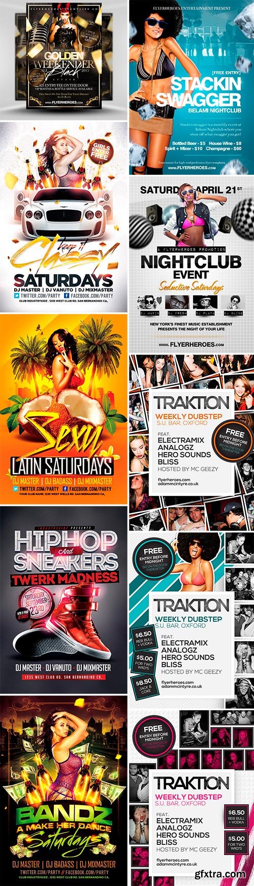 Nightclub Flyer Templates Bundle Part 1