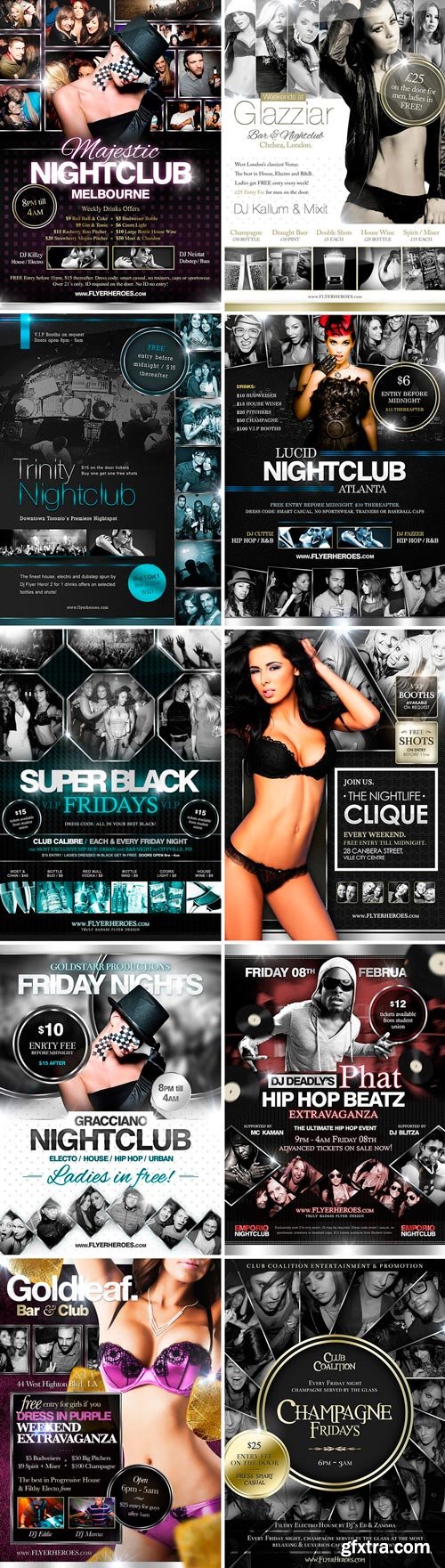 Nightclub Flyer Templates Bundle Part 2