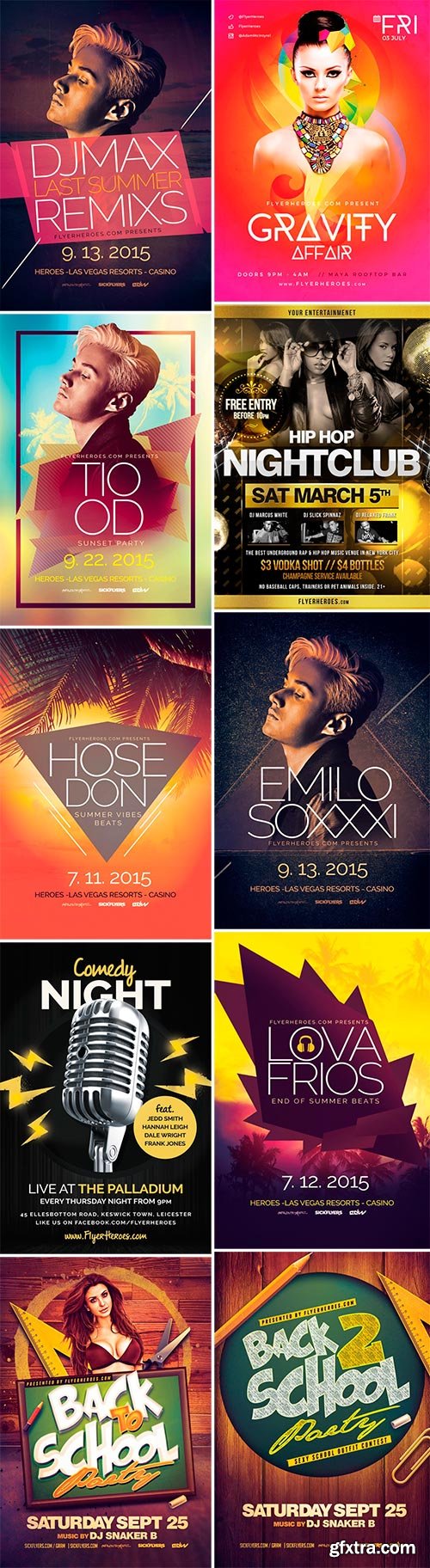 Nightclub Flyer Templates Bundle Part 3