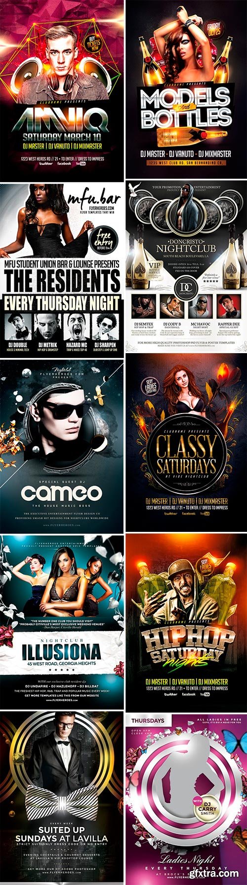 Nightclub Flyer Templates Bundle Part 5