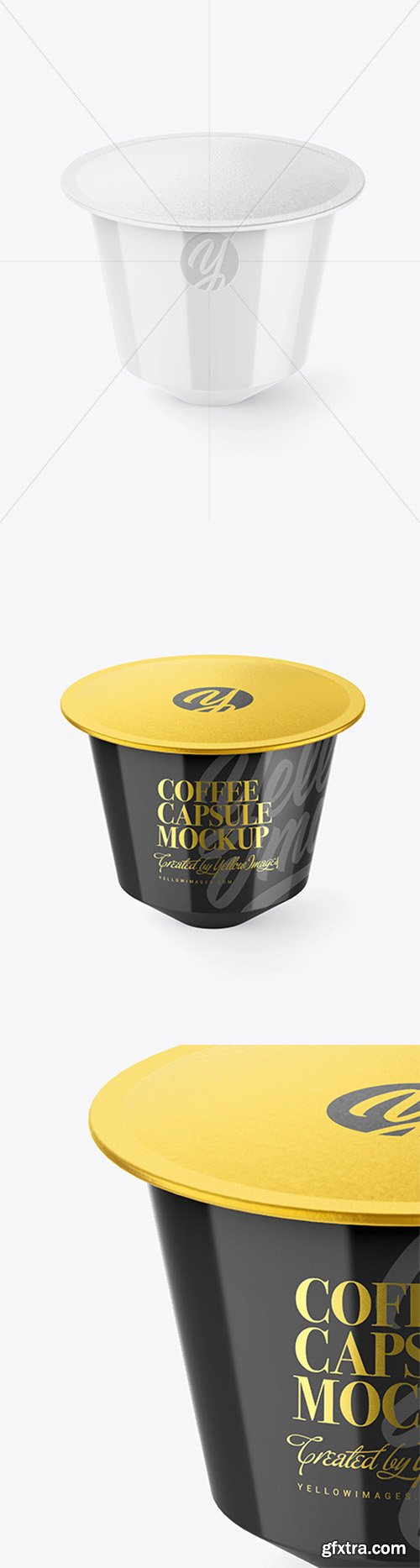 Glossy Coffee Capsule Mockup 62893