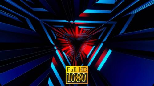 Videohive - High Speed Neon Disco Tunnel Vj Loop HD - 32762011 - 32762011