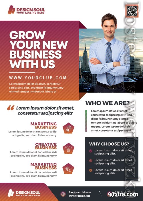 Corporate Business Promotion - Premium flyer psd template