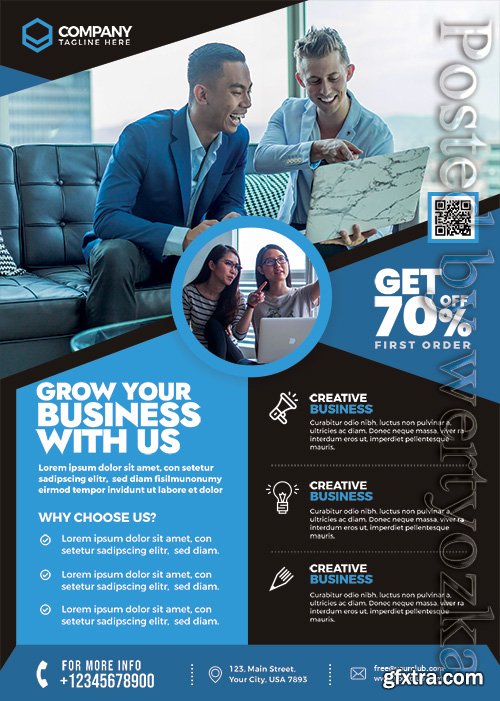 Business Corporate - Premium flyer psd template