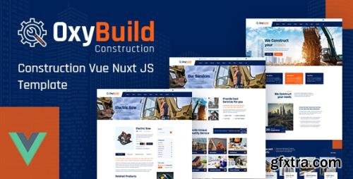 ThemeForest - OxyBuild v1.0 - Construction Vue Nuxt JS Template - 32670868