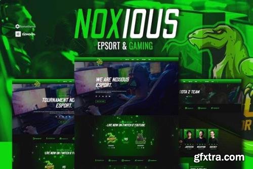 ThemeForest - Noxious v1.0.1 - Esport & Gaming Elementor Template kit - 32686437