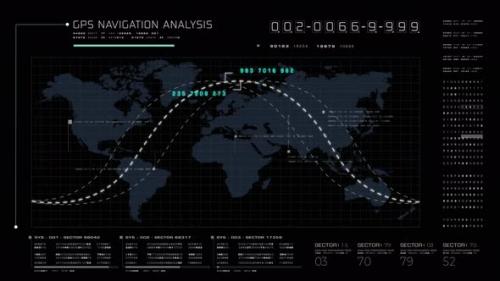 Videohive - Futuristic Global Satellite GPS Communication01 - 32749201 - 32749201