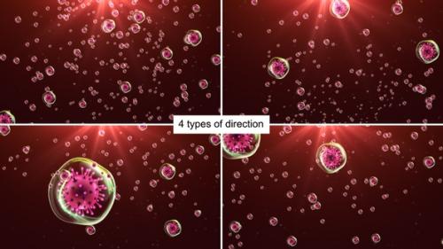 Videohive - Virus Infection Or Bacteria Flu Background V4 - 32750610 - 32750610