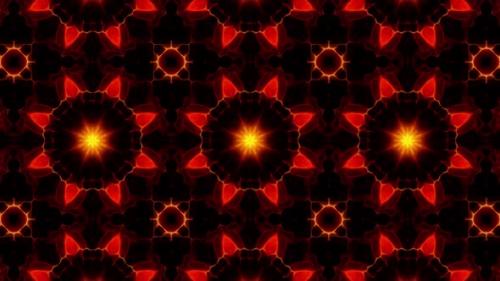 Videohive - Red Fire Kaleidoscope Loop 4K 14 - 32756010 - 32756010