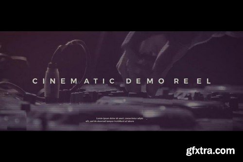 Cinematic Demo Reel After Effects Templates 3292