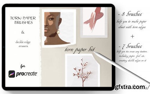 Torn Paper Kit for Procreate