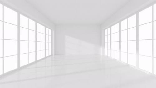 Videohive - The white empty room - 32783139 - 32783139