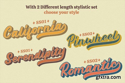 Battina - Vintage Display Font