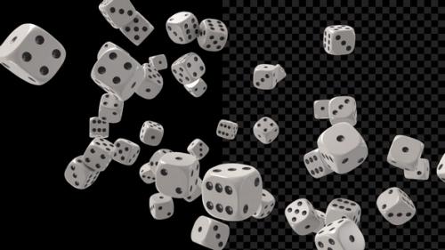 Videohive - Flying Dice V2 - 32784225 - 32784225