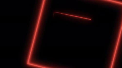 Videohive - Abstract background with neon squares - 32795437 - 32795437