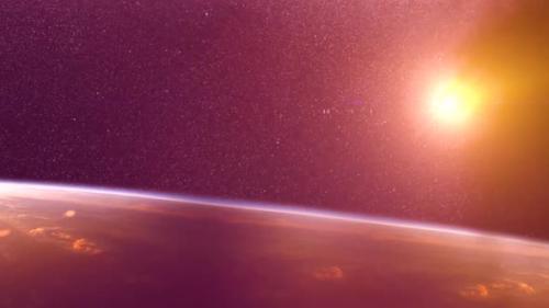 Videohive - Collision of an asteroid with the Earth - 32795455 - 32795455