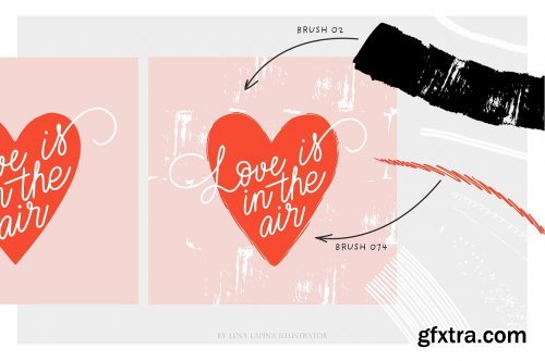 CreativeMarket - 80 INKY BRUSHES 5503305