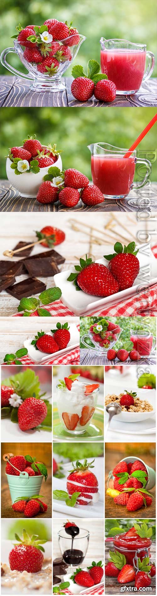 Strawberry stock photo